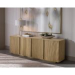 Kalla Sideboard - Rustic Oak 110771 110771 KALLA SIDEBOARD NATURAL 5