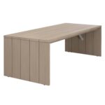 Viga Dining Table - Drift Brown - 94.5" 110828 110828 VIGA DINING TABLE DRIFT BROWN 94.5 1