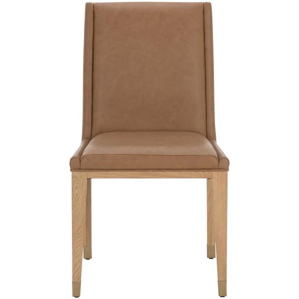 Kalla Dining Chair - Milliken Cognac - Image 2