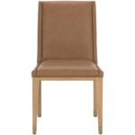Kalla Dining Chair - Milliken Cognac 110929 110929 KALLA DINING CHAIR MILLIKEN COGNAC 1