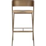 Keanu Barstool - Antique Gold 110938 110938 KEANU BARSTOOL ANTIQUE BRASS 1