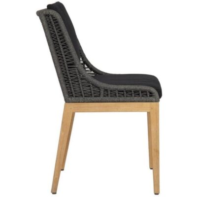 Sorrento Dining Chair - Natural - Arashi Black 12 Sorrento Dining Chair - Natural - Arashi Black 110963 110963 SORRENTO DINING CHAIR NATURAL REGENCY BLACK 2