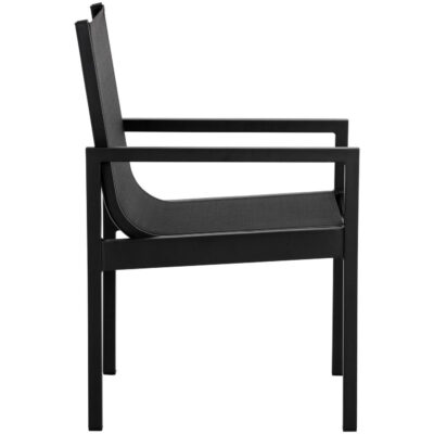 Merano Dining Armchair - Black 110974 110974 MERANO DINING ARMCHAIR BLACK 2