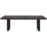 Kalla Dining Table - Rectangular - Charcoal - 96" 110990 110990 KALLA DINING TABLE RECTANGULAR BLACK 96 2