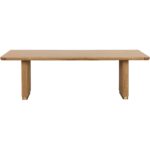 Kalla Dining Table - Rectangular - Rustic Oak - 96" 110992 110992 KALLA DINING TABLE RECTANGULAR NATURAL 96 2