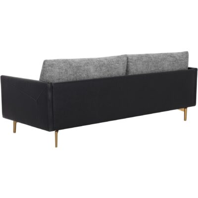 Ashi Sofa - Nash Zebra / Coal Black 9 Ashi Sofa - Nash Zebra / Coal Black 110996 110996 ASHI SOFA NASH ZEBRA COAL BLACK 3