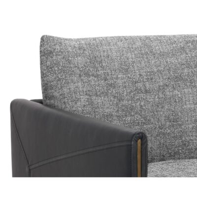 Ashi Armchair - Nash Zebra / Coal Black 14 Ashi Armchair - Nash Zebra / Coal Black 110997 110997 ASHI ARMCHAIR NASH ZEBRA COAL BLACK 7