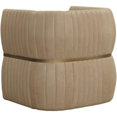 Tryor Lounge Chair - Sahara Sand Leather 111009 111009 TRYOR LOUNGE CHAIR SAHARA SAND LEATHER 3