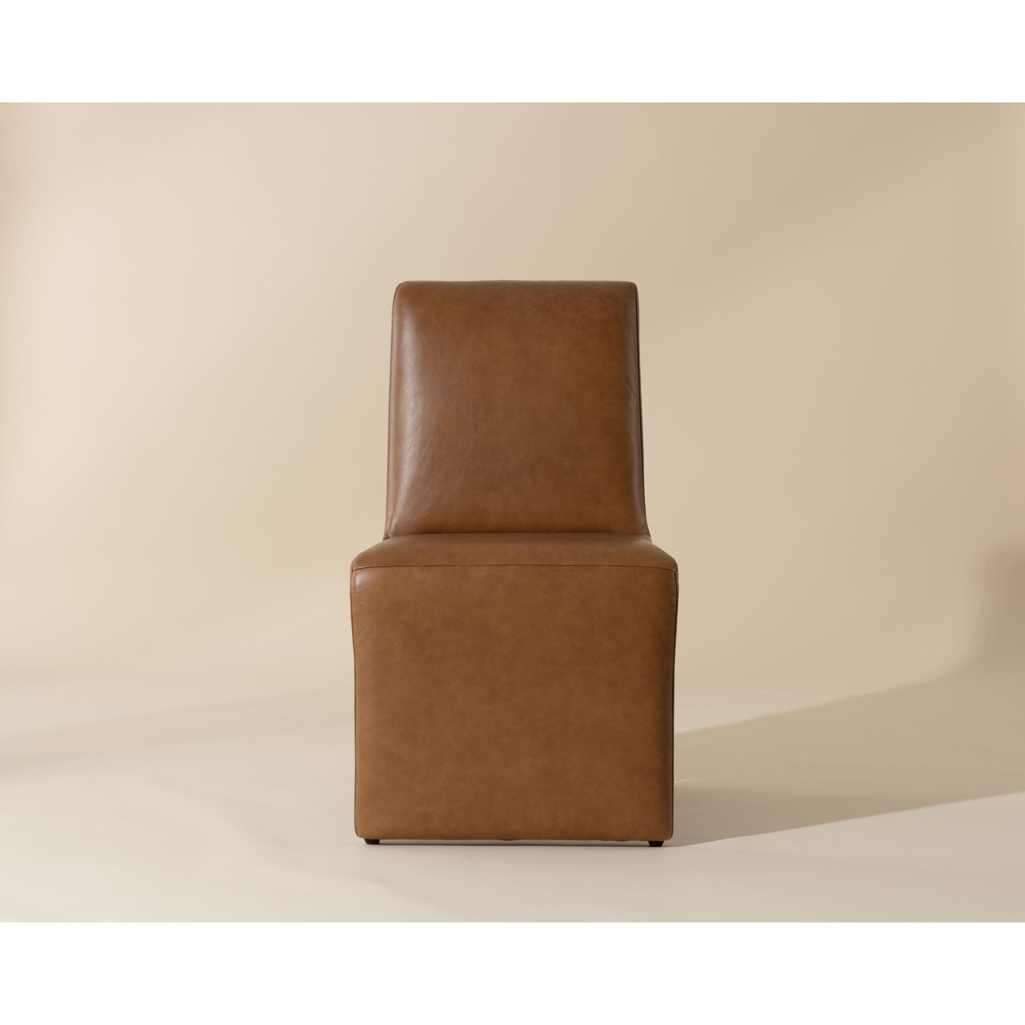 Cascata Dining Chair - Marseille Camel Leather 7 Cascata Dining Chair - Marseille Camel Leather - Image 7