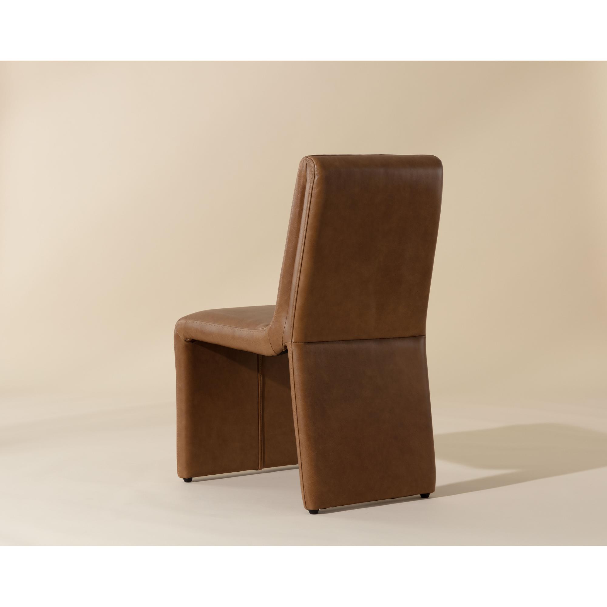 Cascata Dining Chair - Marseille Camel Leather 9 Cascata Dining Chair - Marseille Camel Leather - Image 9