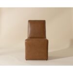Cascata Dining Chair - Marseille Camel Leather 111012 111012 CASCATA DINING CHAIR MARSEILLE CAMEL LEATHER 1