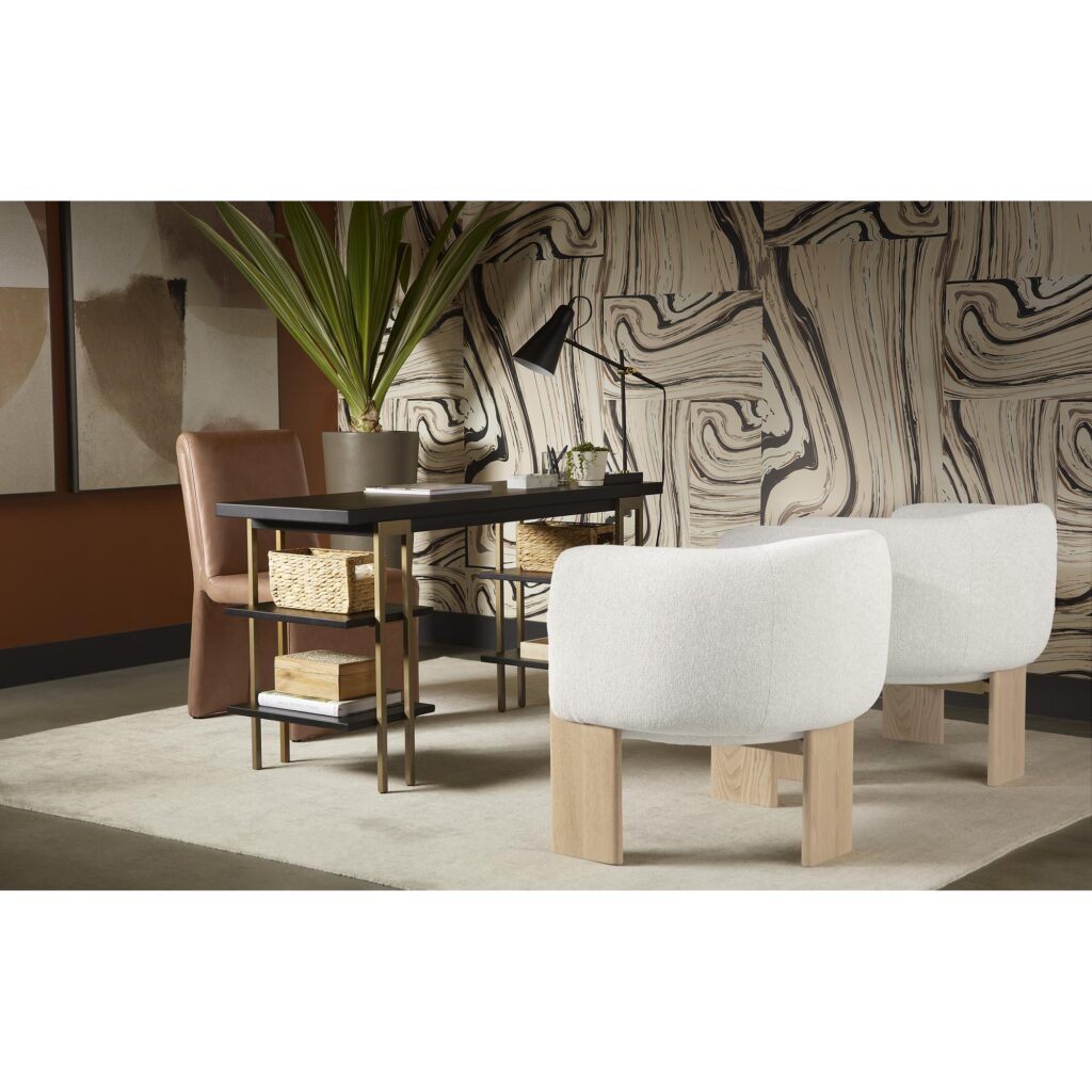 Cascata Dining Chair - Marseille Camel Leather - Image 9