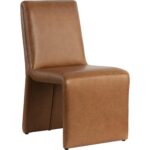 Cascata Dining Chair - Marseille Camel Leather 111012 111012 CASCATA DINING CHAIR MARSEILLE CAMEL LEATHER 20