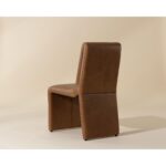 Cascata Dining Chair - Marseille Camel Leather 111012 111012 CASCATA DINING CHAIR MARSEILLE CAMEL LEATHER 3