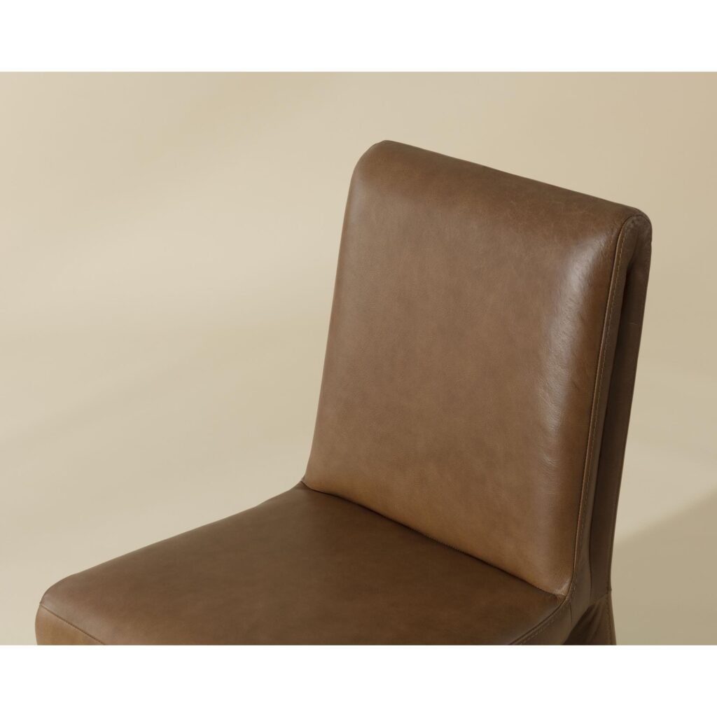 Cascata Dining Chair - Marseille Camel Leather - Image 7