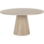 Elina Dining Table - Round - Light Oak - 54" 111022 111022 ELINA DINING TABLE LIGHT OAK 54 1