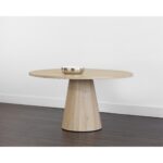 Elina Dining Table - Round - Light Oak - 54" 111022 111022 ELINA DINING TABLE LIGHT OAK 54 5