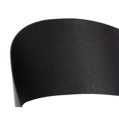 Dezirae Dining Chair - Black - Cognac Leather 14 Dezirae Dining Chair - Black - Cognac Leather 111040 111040 DEZIRAE DINING CHAIR BLACK COGNAC LEATHER 7