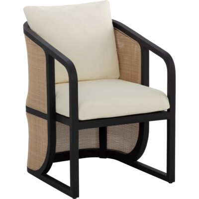 Palermo Dining Chair - Charcoal - Stinson Cream