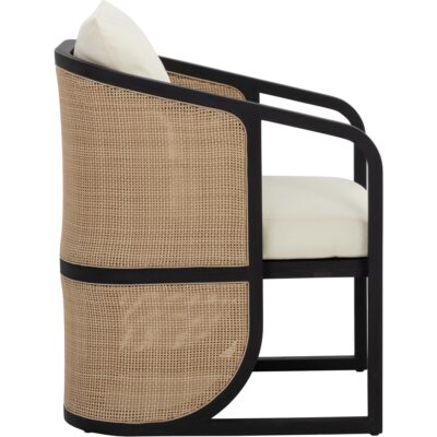 Palermo Dining Chair - Charcoal - Stinson Cream 111042 111042 3