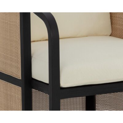 Palermo Dining Chair - Charcoal - Stinson Cream 111042 111042 6