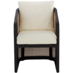 Palermo Dining Chair - Charcoal - Stinson Cream 111042 111042 PALERMO DINING CHAIR CHARCOAL STINSON CREAM 1
