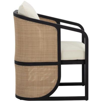 Palermo Dining Chair - Charcoal - Stinson Cream 11 Palermo Dining Chair - Charcoal - Stinson Cream 111042 111042 PALERMO DINING CHAIR CHARCOAL STINSON CREAM 2