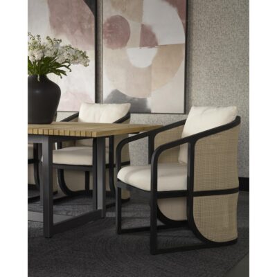 Palermo Dining Chair - Charcoal - Stinson Cream 13 Palermo Dining Chair - Charcoal - Stinson Cream 111042 111042 PALERMO DINING CHAIR CHARCOAL STINSON CREAM 5