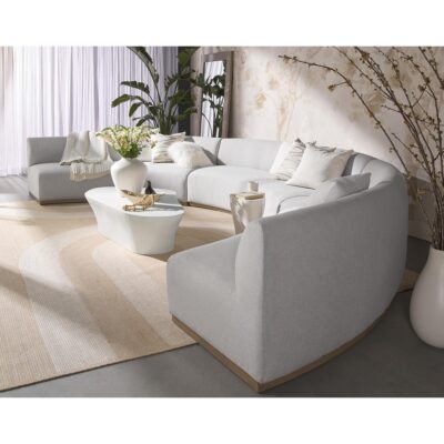 Cadiz Modular Sofa - Gracebay Light Grey 9 Cadiz Modular Sofa - Gracebay Light Grey 111048 111048 CADIZ MODULAR SOFA GRACEBAY LIGHT GREY 10