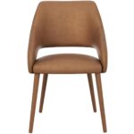 Galen Dining Chair - Missouri Cognac Leather 111084 111084 GALEN DINING CHAIR MISSOURI COGNAC LEATHER 1