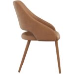 Galen Dining Chair - Missouri Cognac Leather 111084 111084 GALEN DINING CHAIR MISSOURI COGNAC LEATHER 2