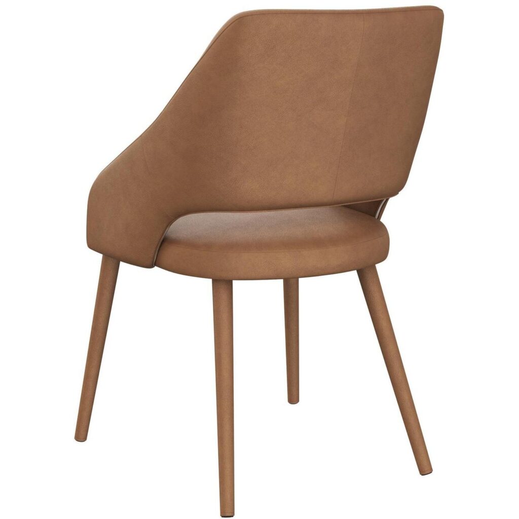 Galen Dining Chair - Missouri Cognac Leather - Image 4
