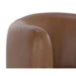 Trine Lounge Chair - Rustic Oak - Vintage Camel Leather 111087 111087 TRINE LOUNGE CHAIR RUSTIC OAK VINTAGE CAMEL LEATHER 7
