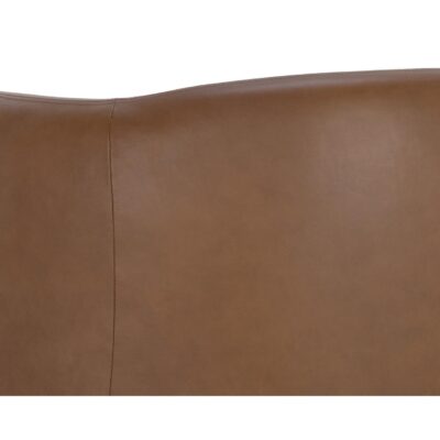Trine Lounge Chair - Rustic Oak - Vintage Camel Leather 111087 111087 TRINE LOUNGE CHAIR RUSTIC OAK VINTAGE CAMEL LEATHER 8