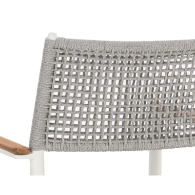 Nava Stackable Dining Armchair - White 13 Nava Stackable Dining Armchair - White 111090 111090 NAVA STACKABLE DINING ARMCHAIR WHITE 8