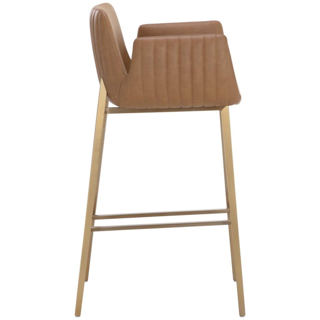 Lucano Barstool - Milliken Cognac - Image 3