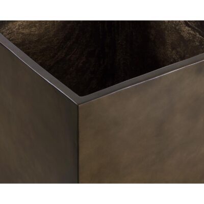 Tansy Planter - Antique Bronze 111134 111134 DIANTHA PLANTER SQUARE ANTIQUE BRONZE 6