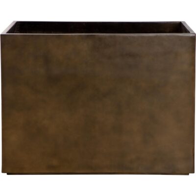 Leilani Planter - Large - Antique Bronze 111139 111139 DIANTHA PLANTER RECTANGULAR LARGE ANTIQUE BRONZE 1