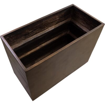 Leilani Planter - Large - Antique Bronze 111139 111139 DIANTHA PLANTER RECTANGULAR LARGE ANTIQUE BRONZE 4