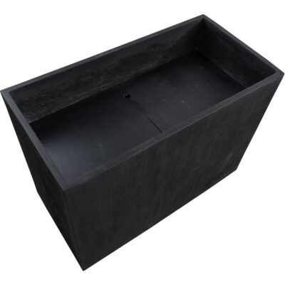 Leilani Planter - Large - Black 111140 111140 DIANTHA PLANTER RECTANGULAR LARGE BLACK 2