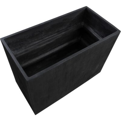 Leilani Planter - Large - Black 111140 111140 LEILANI PLANTER RECTANGULAR LARGE BLACK 4