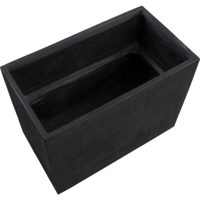 Leilani Planter - Medium - Black 111142 111142 LEILANI PLANTER RECTANGULAR MEDIUM BLACK 3