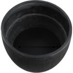 Coleus Planter - Round - Large 111146 111146 COLEUS PLANTER ROUND LARGE BLACK 2