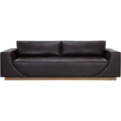 Anakin Sofa - Light Oak - Tuscany Warm Black Leather 8 Anakin Sofa - Light Oak - Tuscany Warm Black Leather 111216 111216 ANAKIN SOFA GREYSTONE LEATHER 1