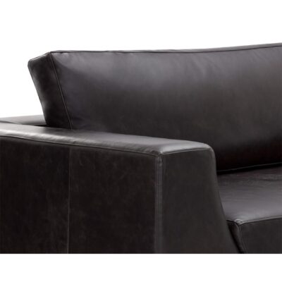 Anakin Sofa - Light Oak - Tuscany Warm Black Leather 12 Anakin Sofa - Light Oak - Tuscany Warm Black Leather 111216 111216 ANAKIN SOFA GREYSTONE LEATHER 7