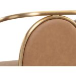 Cicero Dining Armchair - Milliken Cognac 111237 111237 CICERO DINING ARMCHAIR MILLIKEN COGNAC 8
