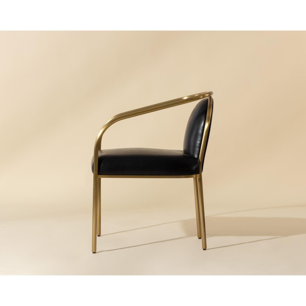 Cicero Dining Armchair - Cantina Black - Image 3