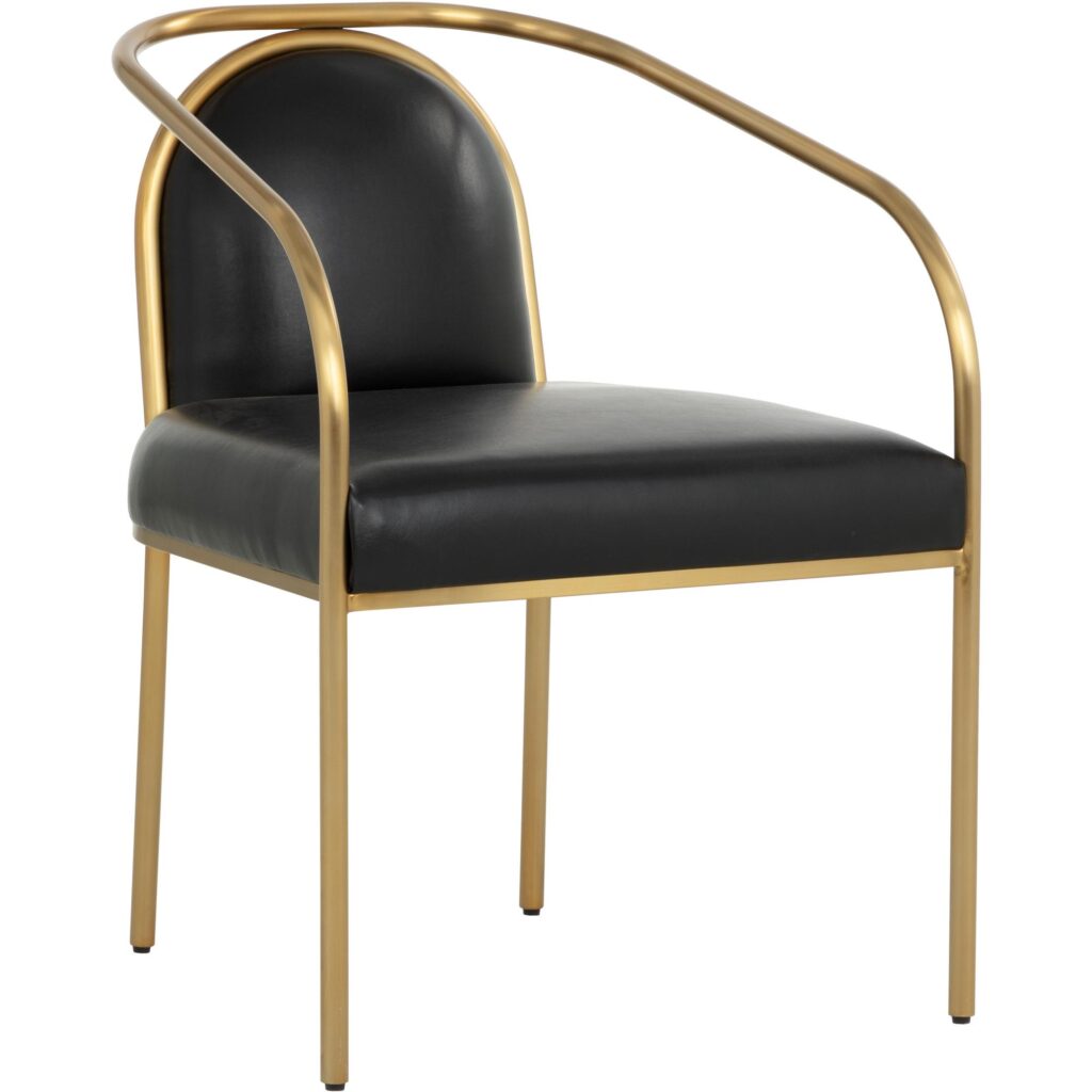 Cicero Dining Armchair - Cantina Black - Image 7