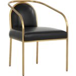 Cicero Dining Armchair - Cantina Black 111238 111238 CICERO DINING ARMCHAIR CANTINA BLACK 20
