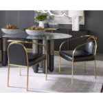 Cicero Dining Armchair - Cantina Black 111238 111238 CICERO DINING ARMCHAIR CANTINA BLACK 5